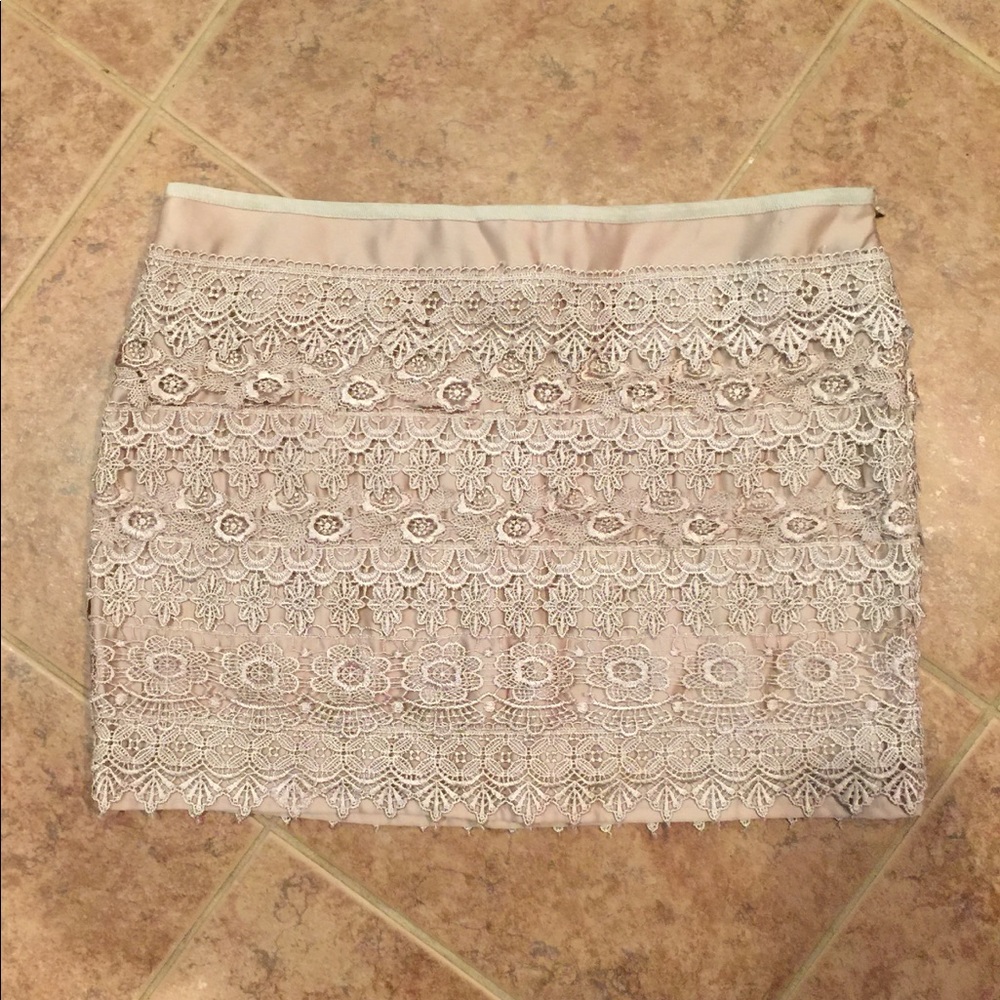 Sans Souci Lace Mini Skirt
